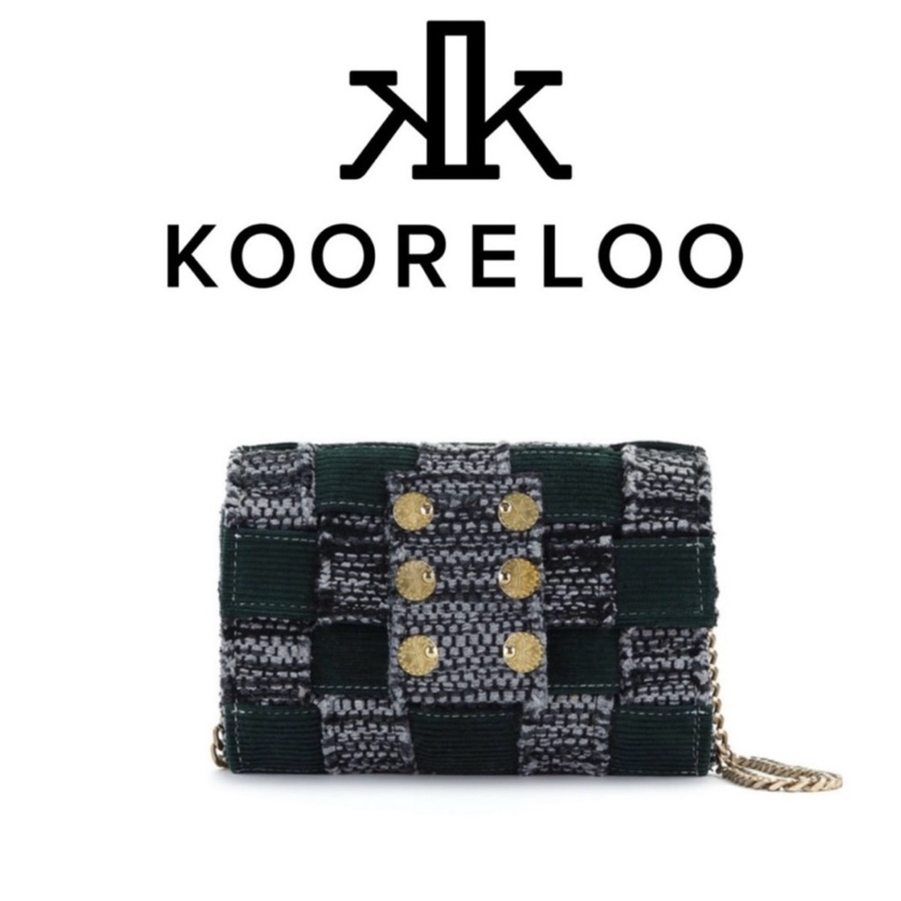 Kooreloo Corduroy Pixel Orbit Clutch